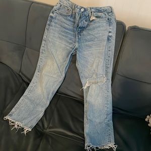 Topshop Straight Leg Denim